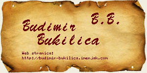Budimir Bukilica vizit kartica